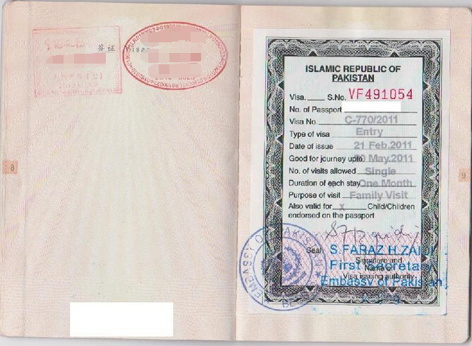 巴基斯坦护照全解图片